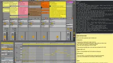 Ableton with many MIDI-Clips composed by GPT-4