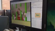 Face tracking controlling the position of the flappy bird in-game
