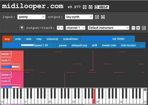 midilooper.com screenshot