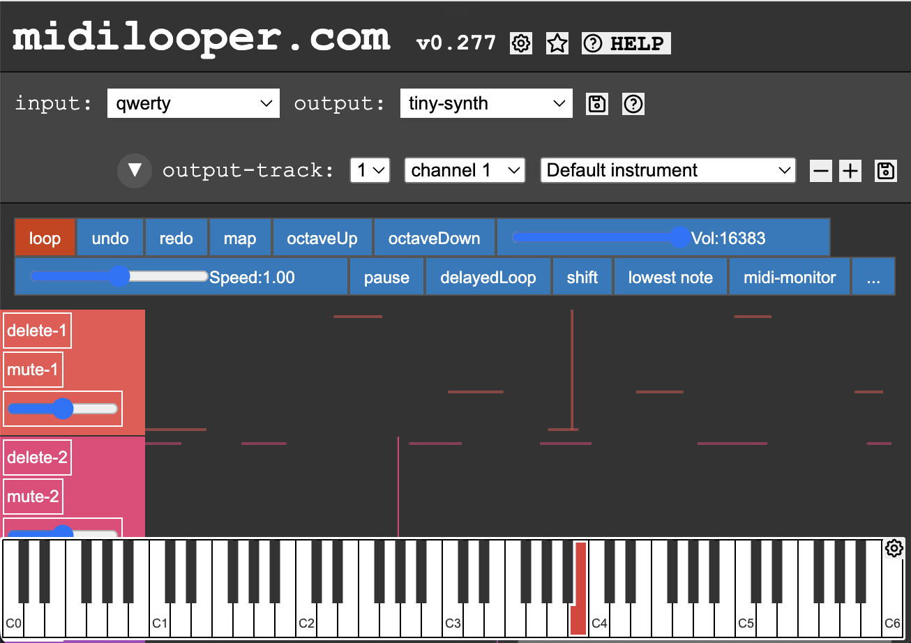 midilooper.com screenshot